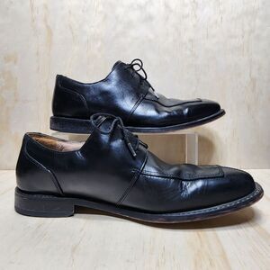 Florsheim Black Leather Shoes Mens 10.5 D Dress Oxford 11175-001 Lace Up
